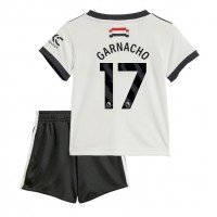 Manchester United Alejandro Garnacho #17 Replica Third Minikit 2024-25 Short Sleeve (+ pants)